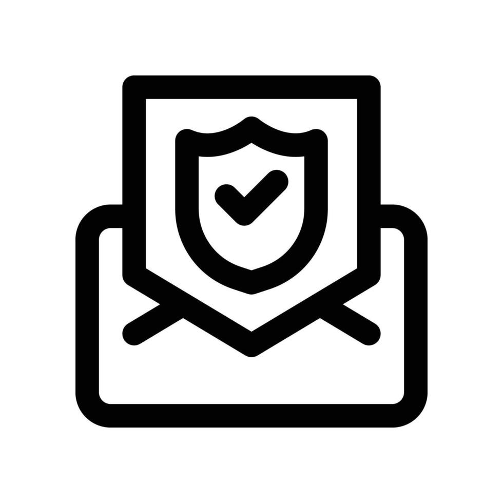 email icon. line icon for your website, mobile, presentation, and logo design. vector