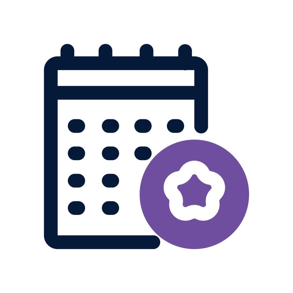 event management icon. dual tone icon for your website, mobile, presentation, and logo design. vector