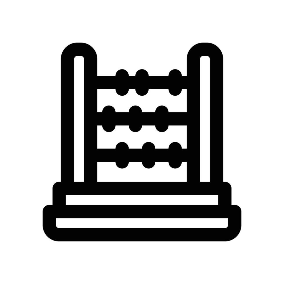 abacus icon. line icon for your website, mobile, presentation, and logo design. vector