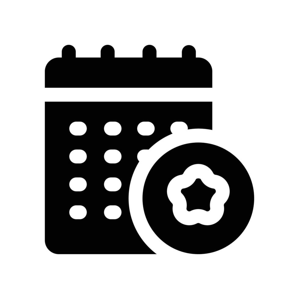 event management icon. glyph icon for your website, mobile, presentation, and logo design. vector