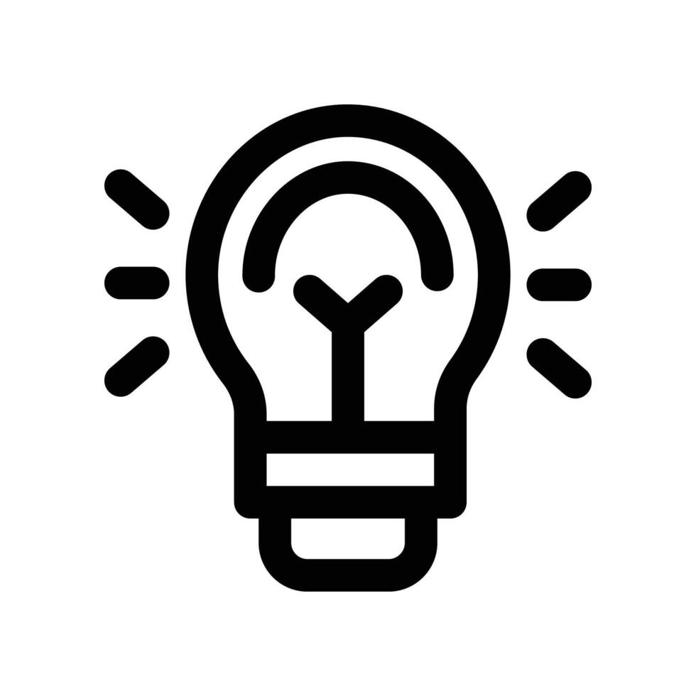 idea icon. line icon for your website, mobile, presentation, and logo design. vector