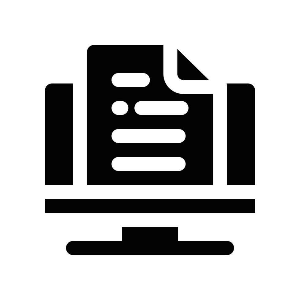 database icon. glyph icon for your website, mobile, presentation, and logo design. vector