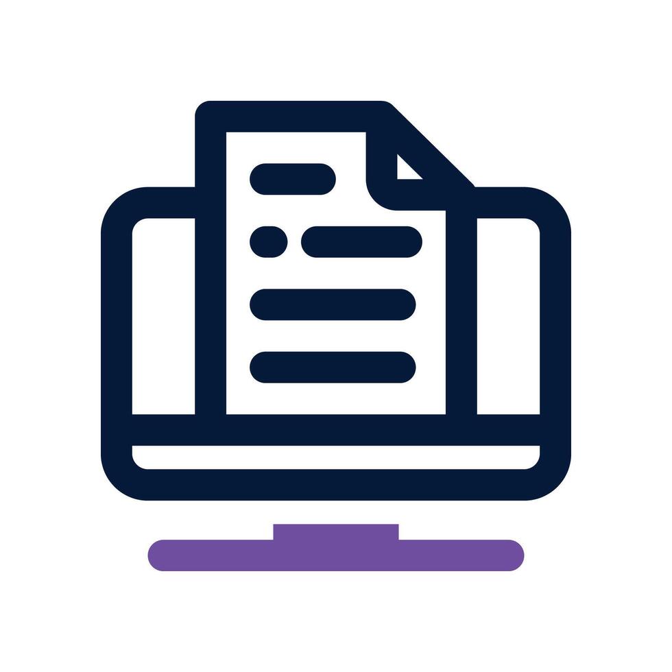 database icon. dual tone icon for your website, mobile, presentation, and logo design. vector