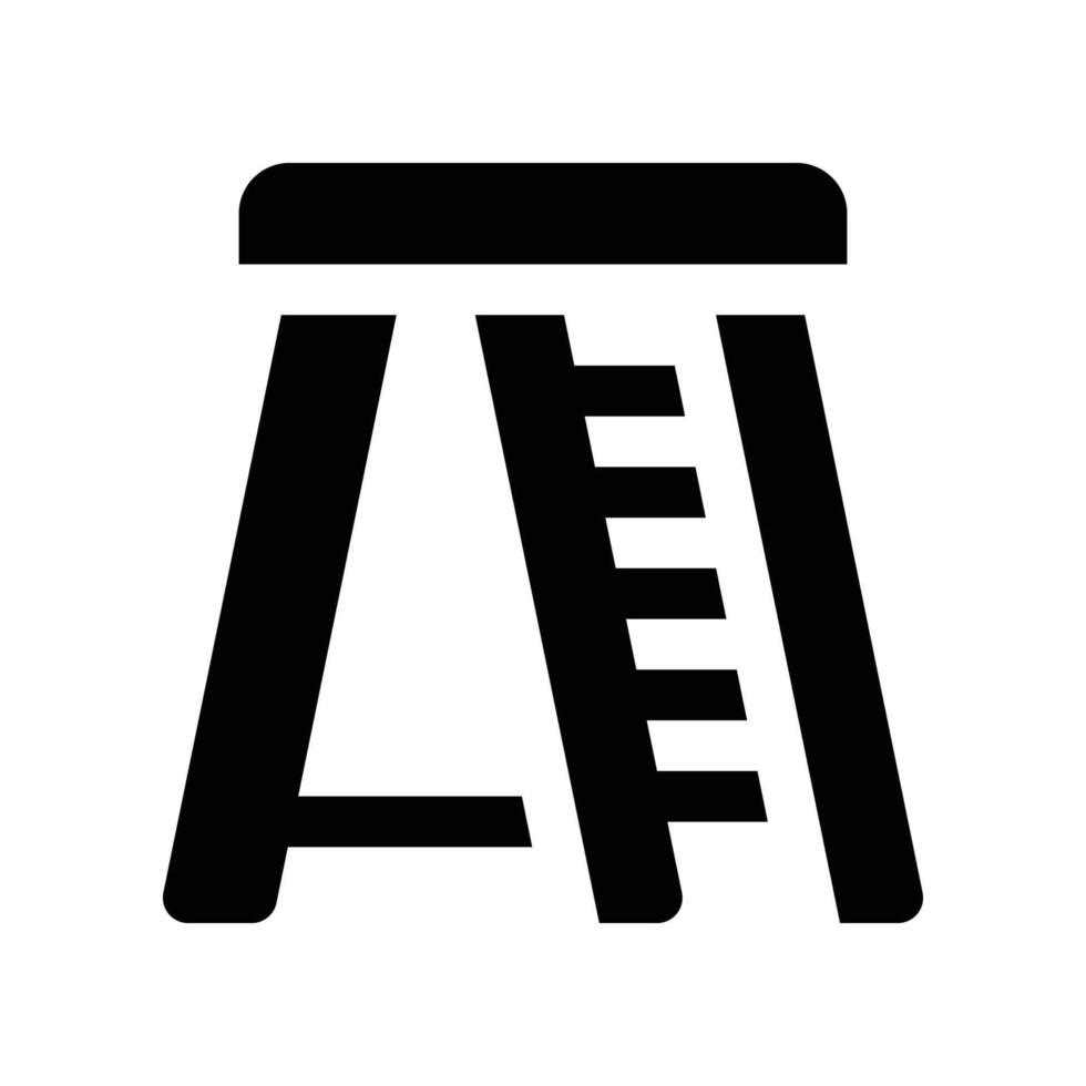 ladder icon. glyph icon for your website, mobile, presentation, and logo design. vector