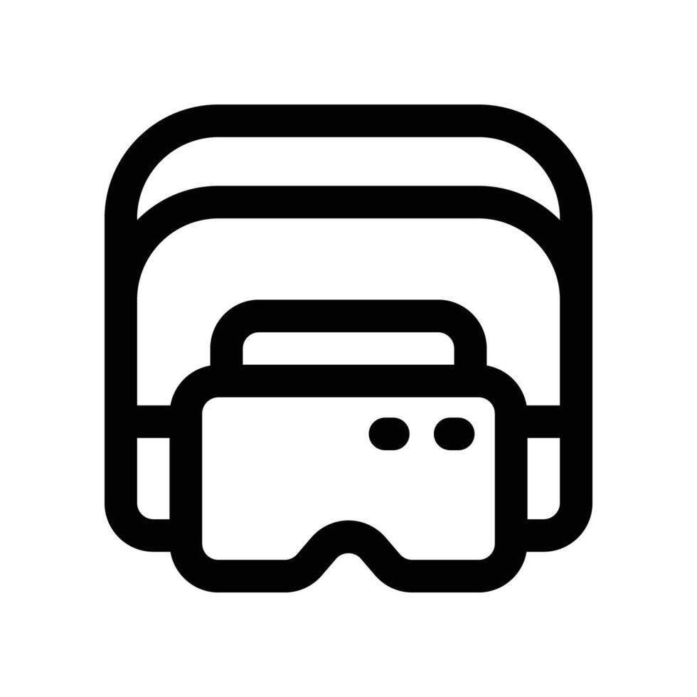 glasses icon. line icon for your website, mobile, presentation, and logo design. vector