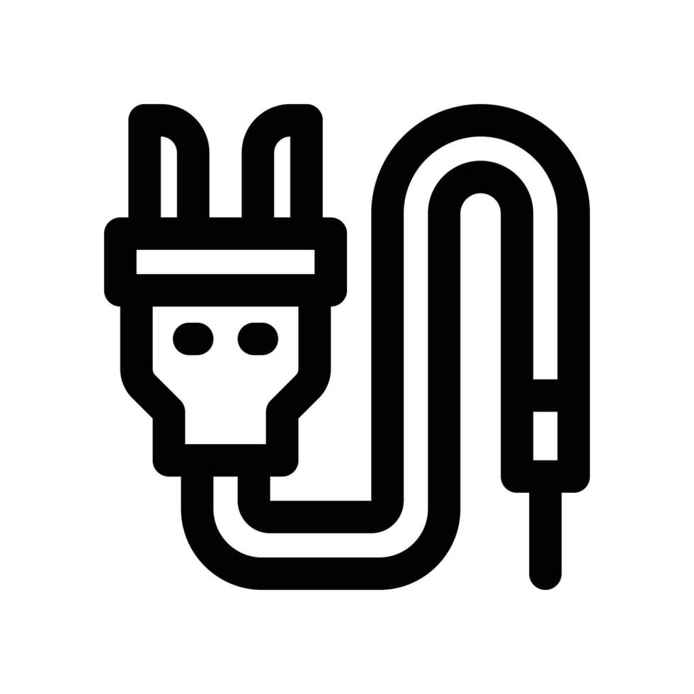 plug icon. line icon for your website, mobile, presentation, and logo design. vector