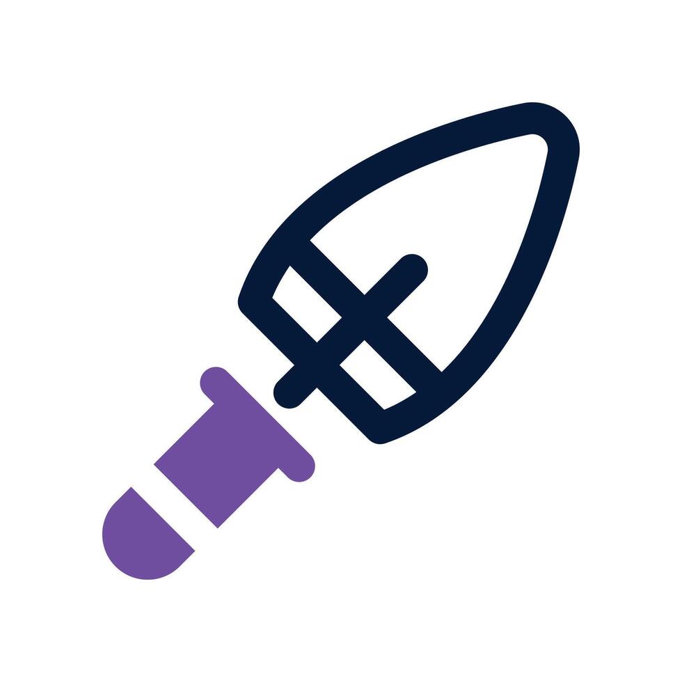 trowel icon. dual tone icon for your website, mobile, presentation, and logo design. vector