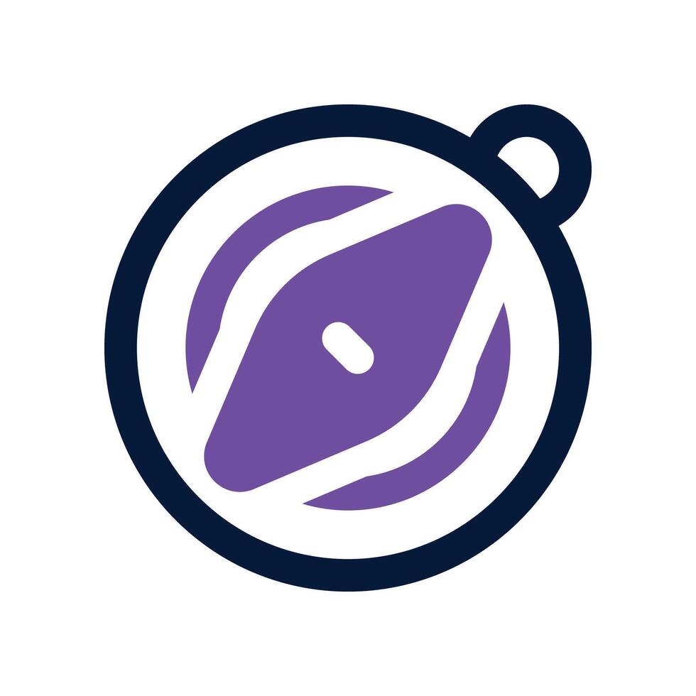 compass icon. dual tone icon for your website, mobile, presentation, and logo design. vector