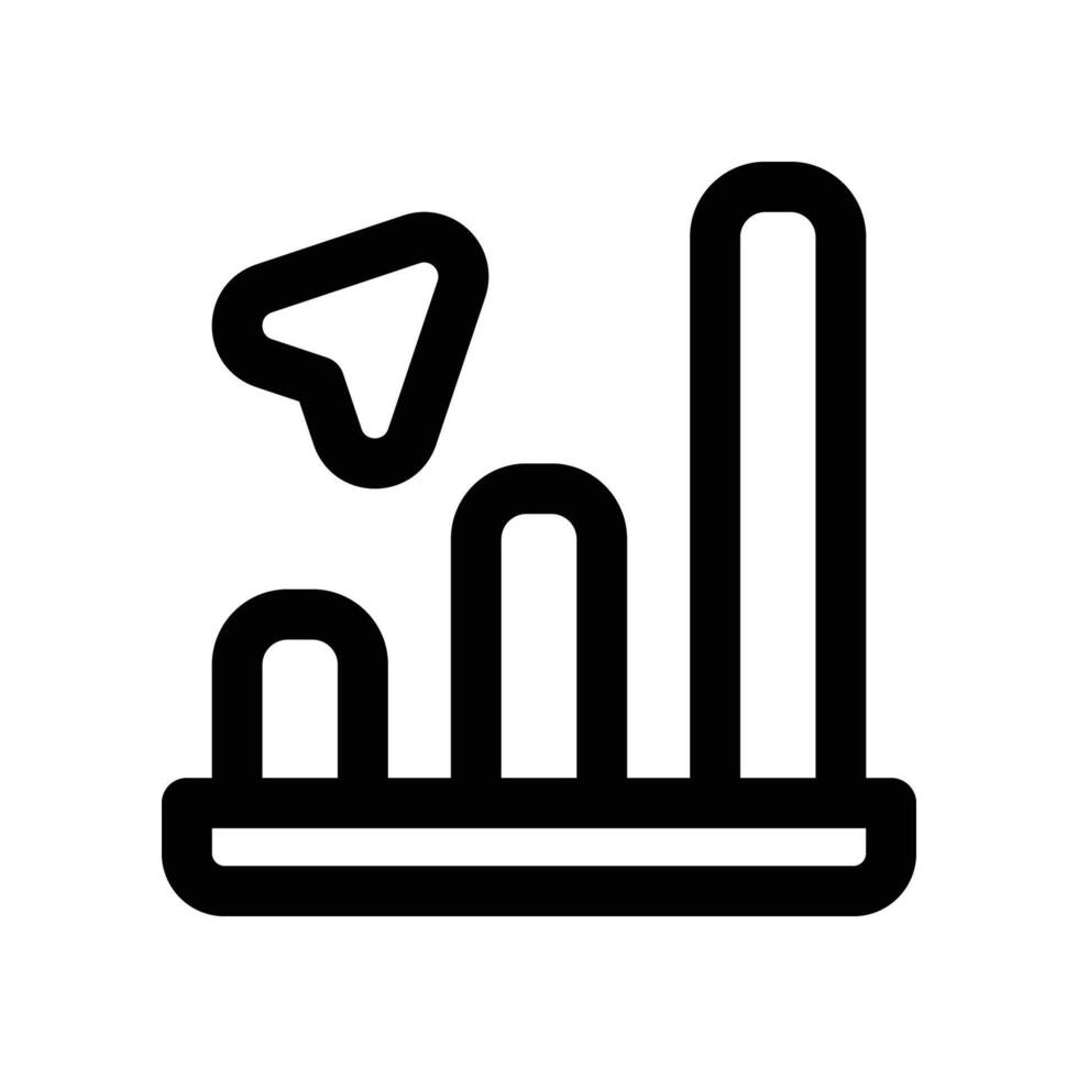 profit icon. line icon for your website, mobile, presentation, and logo design. vector