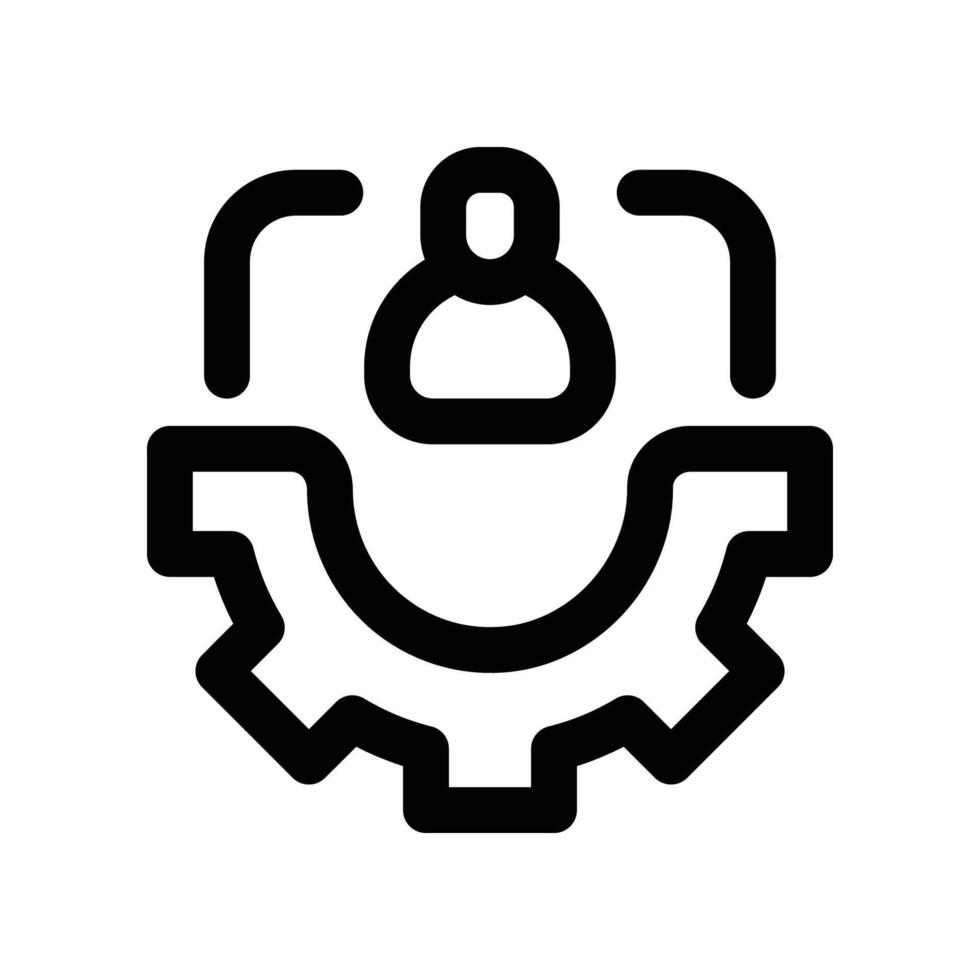 integration icon. line icon for your website, mobile, presentation, and logo design. vector
