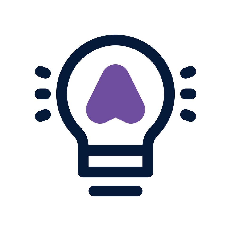 idea icon. dual tone icon for your website, mobile, presentation, and logo design. vector