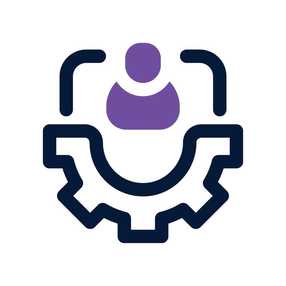 integration icon. dual tone icon for your website, mobile, presentation, and logo design. vector