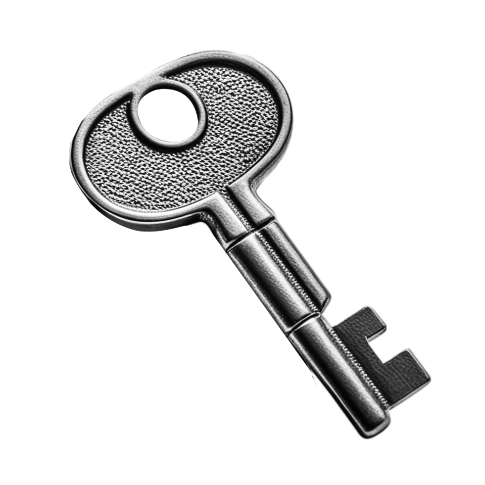 Single metal key png