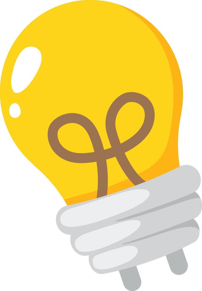 illustration of lamp white on background vector