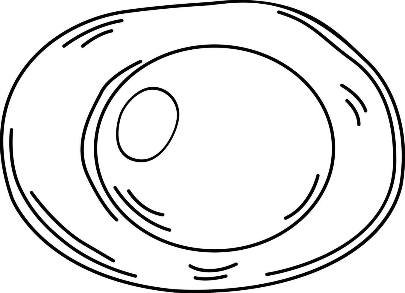 illustration of colorful yolk outline white on background vector
