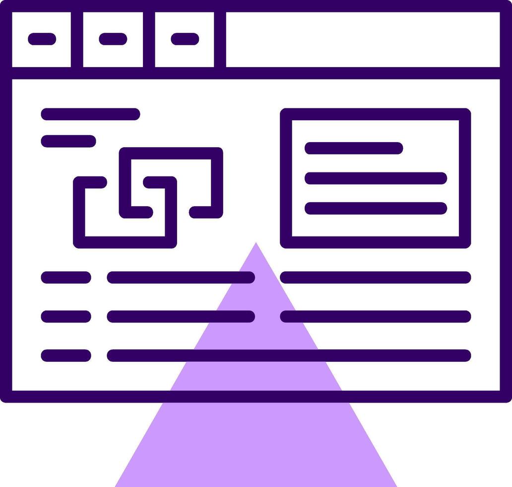 Link building Outline Slip Icon Style vector