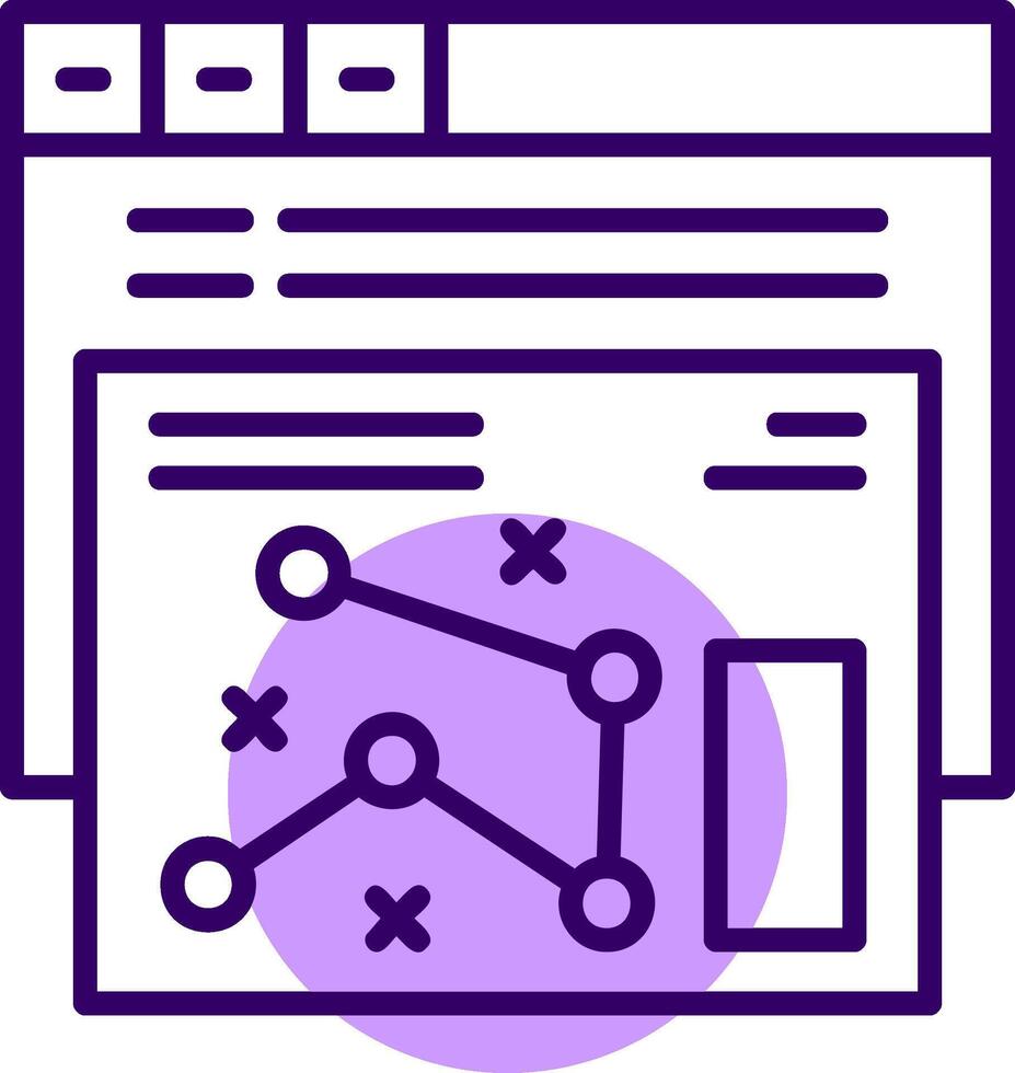 SEO strategy Outline Slip Icon Style vector