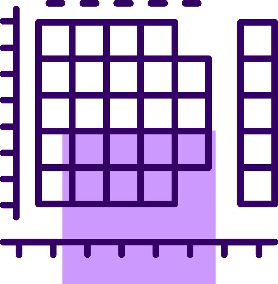 Heatmap Outline Slip Icon Style vector