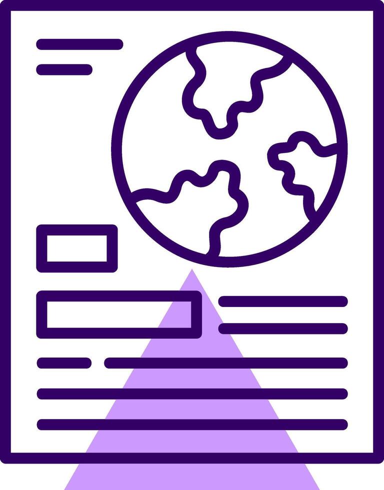 Sessions Outline Slip Icon Style vector
