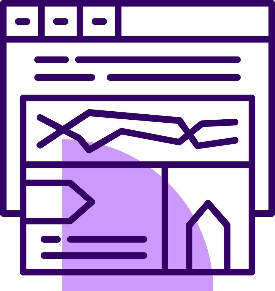 Tag manager Outline Slip Icon Style vector