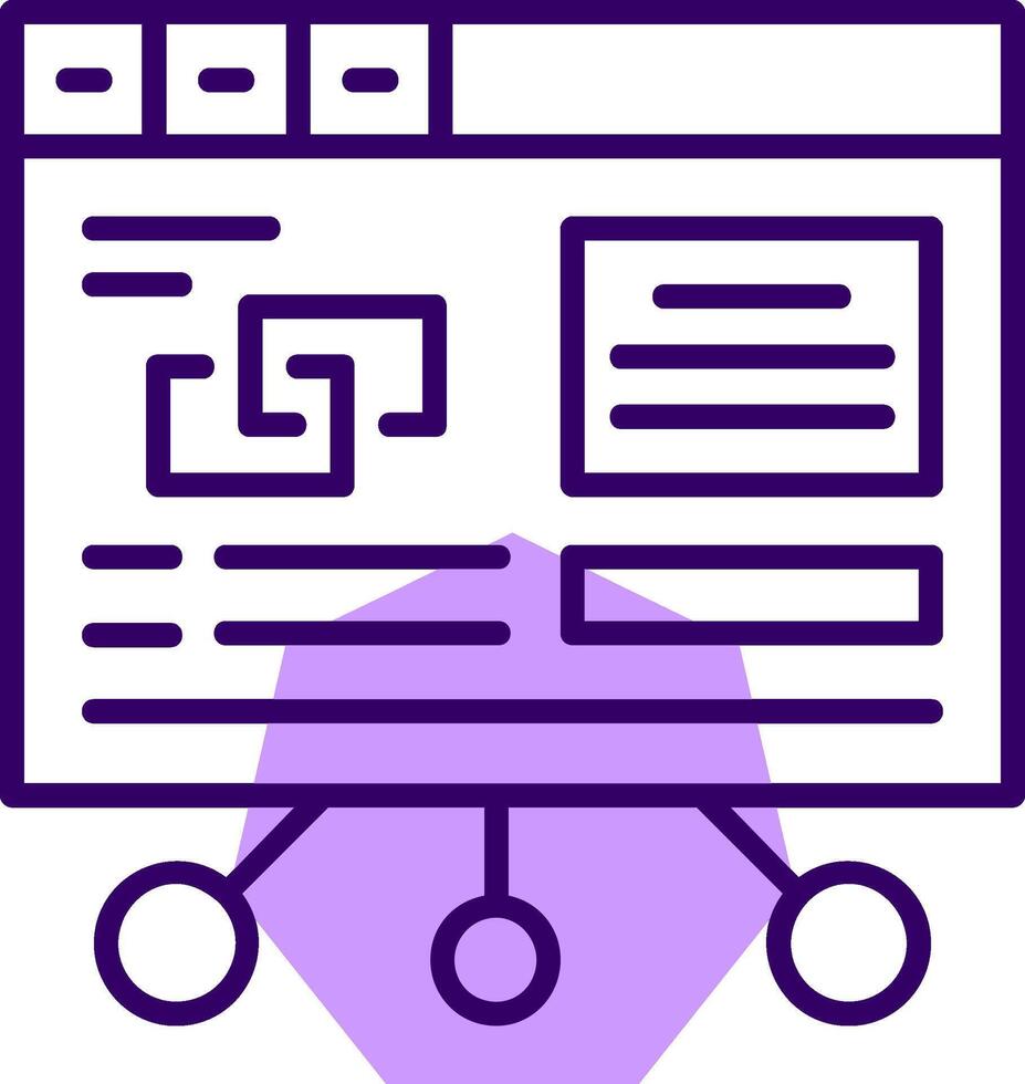 Content writer Outline Slip Icon Style vector