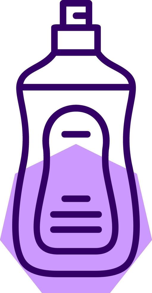 Dish soap Outline Slip Style Icon vector