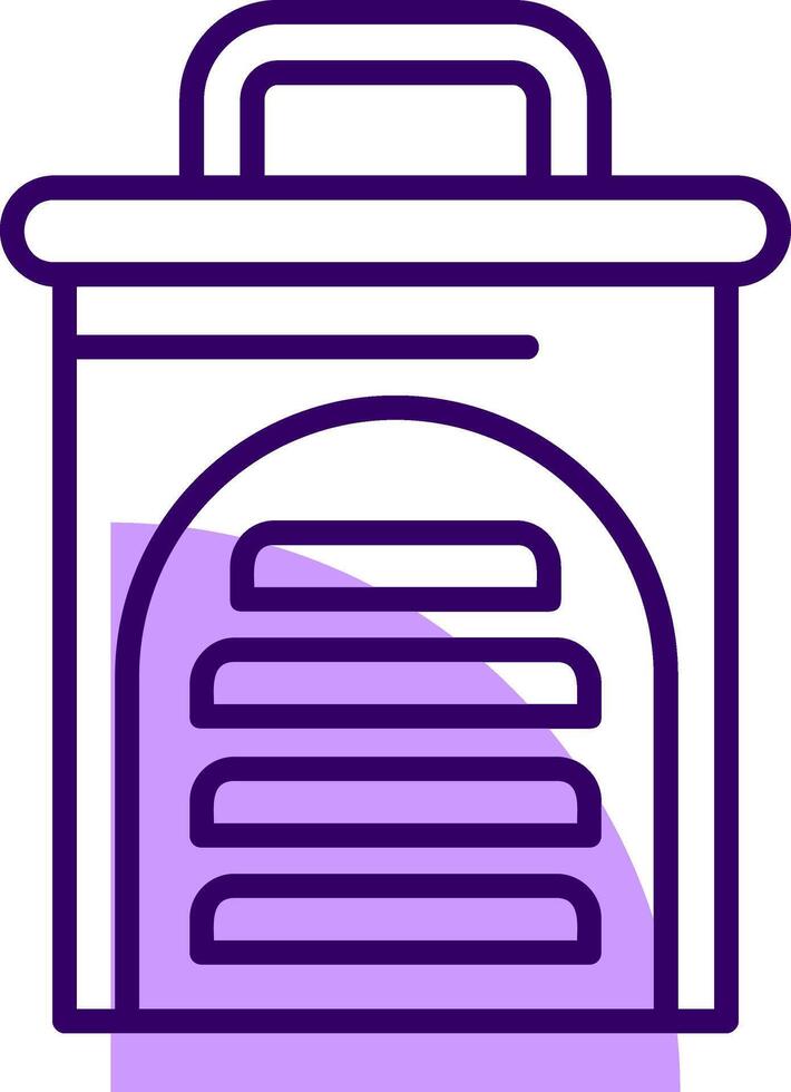 Slicer Outline Slip Style Icon vector