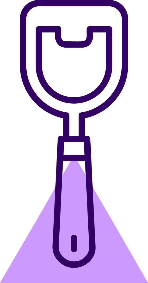 Opener Outline Slip Style Icon vector