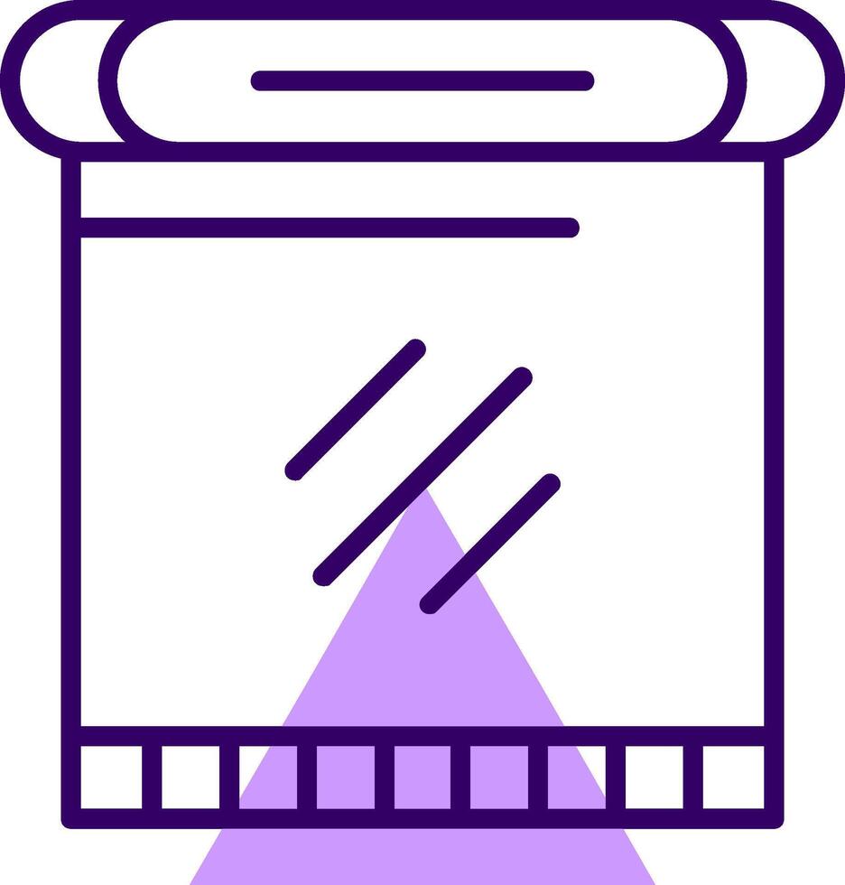Slicer Outline Slip Style Icon vector
