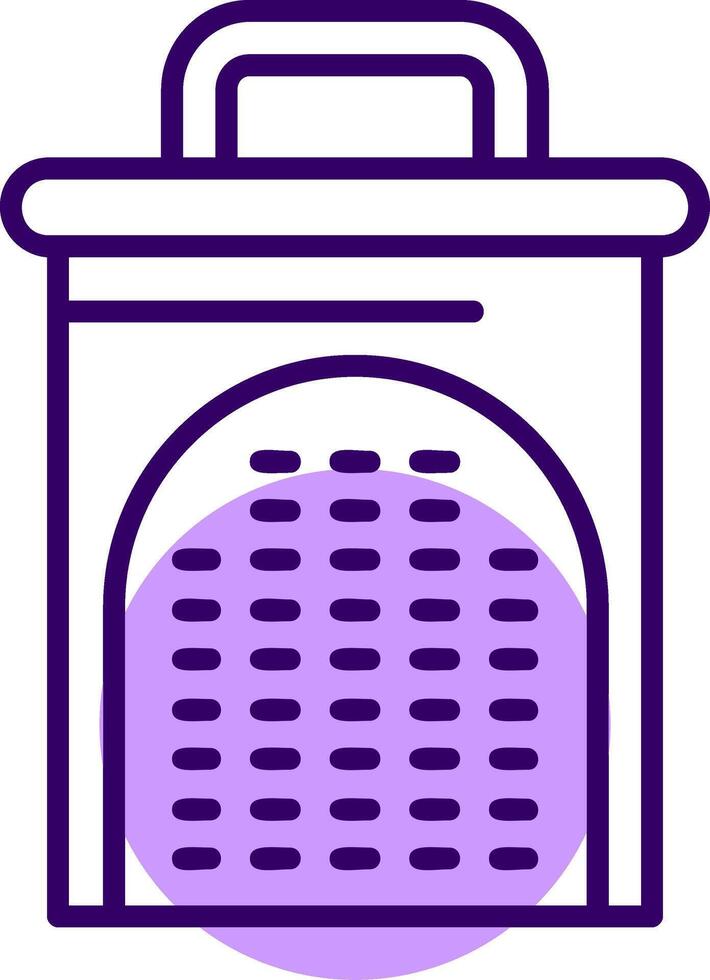 Grater Outline Slip Style Icon vector