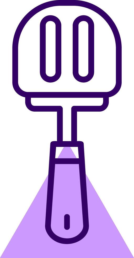 Skimmer Outline Slip Style Icon vector