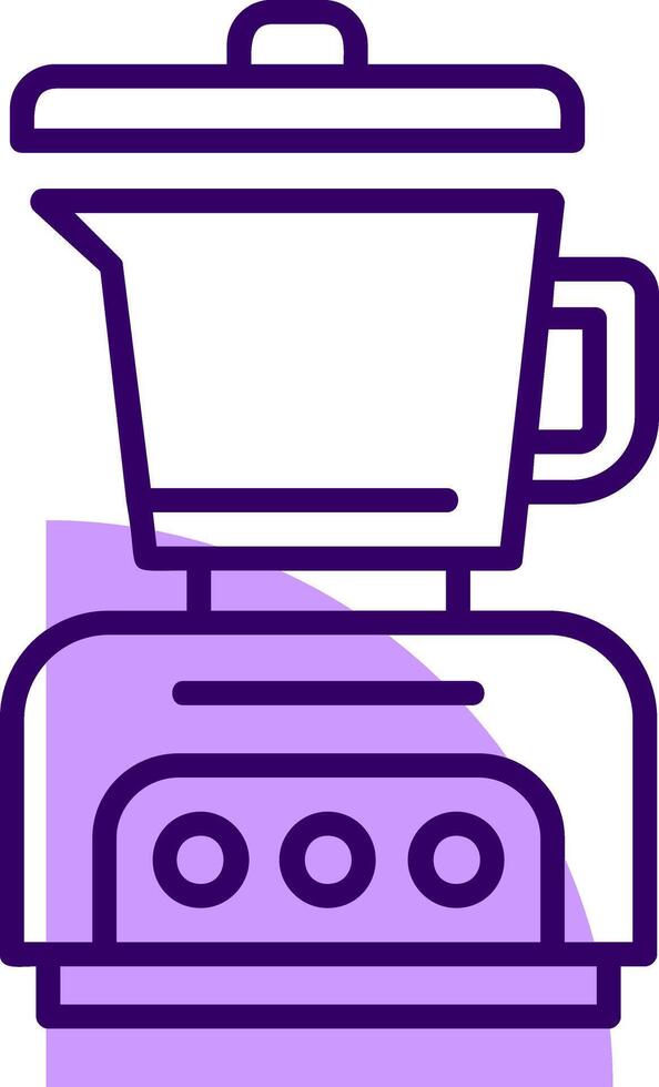 Mixer blender Outline Slip Style Icon vector