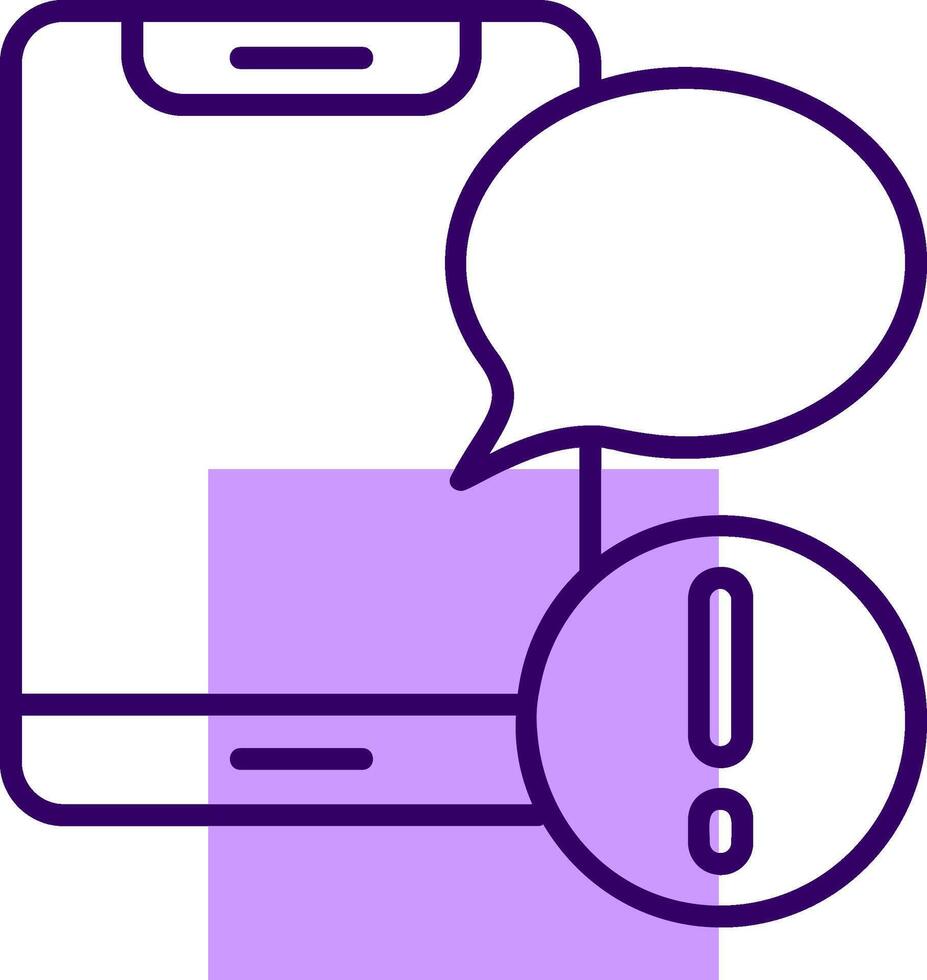 SMS Outline Slip Style Icon vector