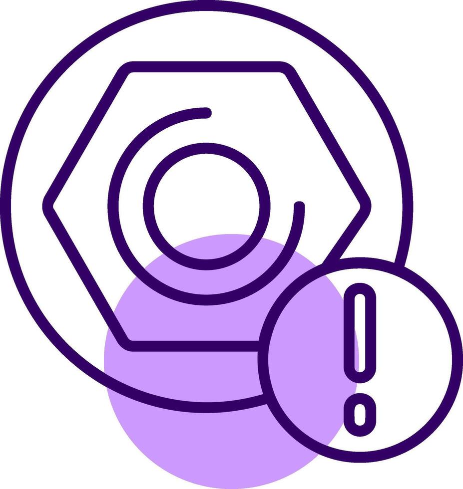 Toolbox Outline Slip Style Icon vector