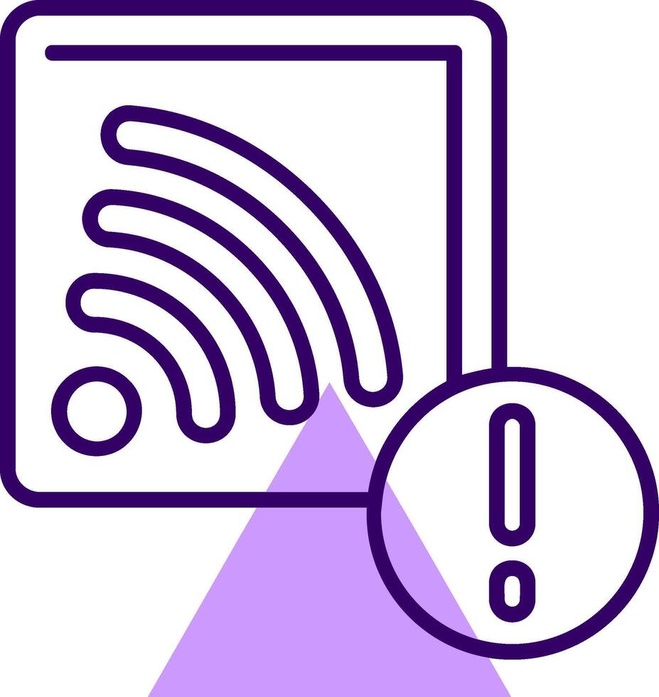 Cast Outline Slip Style Icon vector