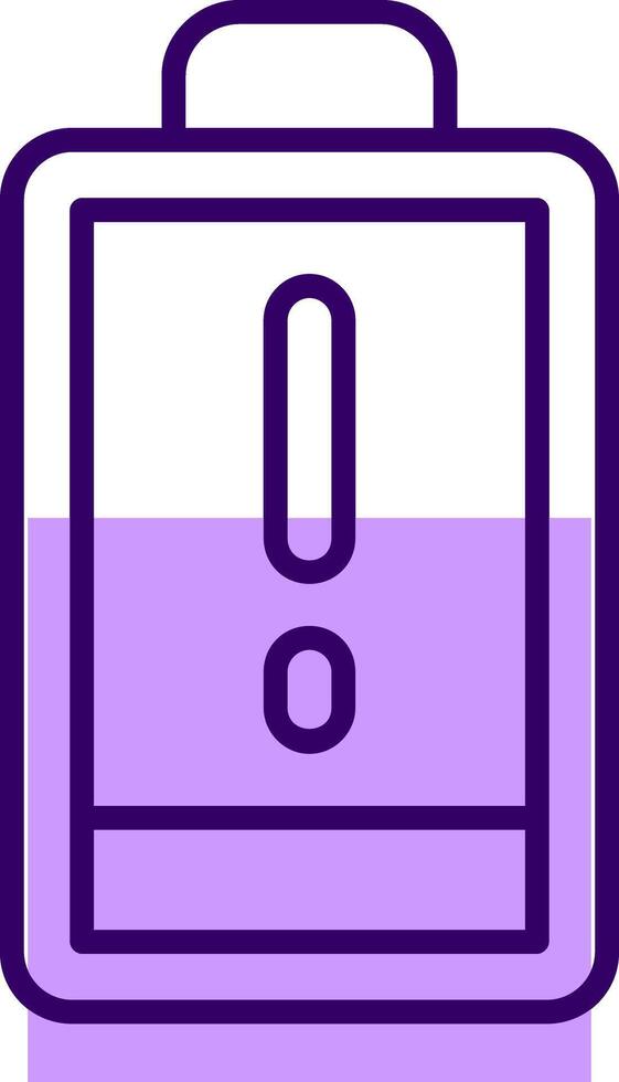 Charging Outline Slip Style Icon vector