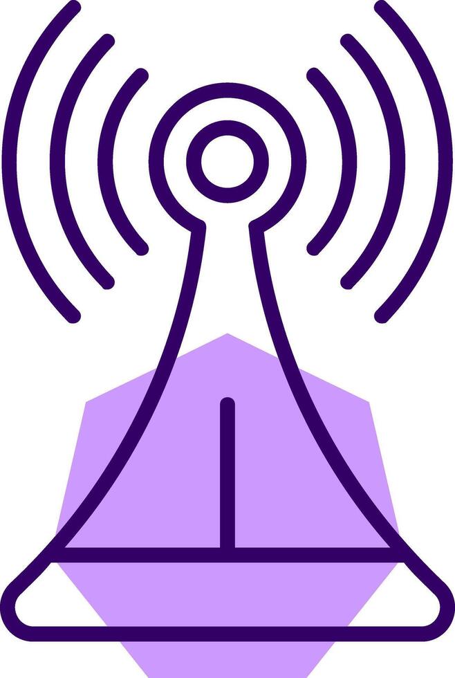 Connection lost Outline Slip Style Icon vector