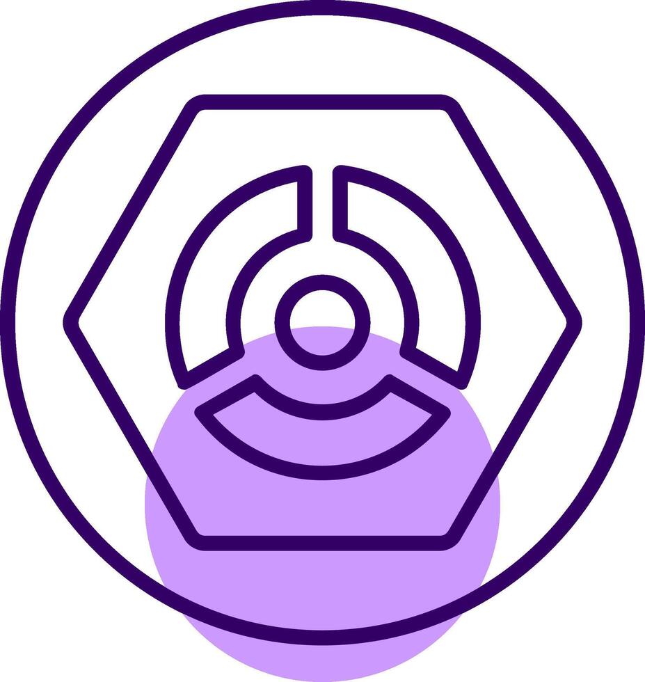 Toolbox Outline Slip Style Icon vector