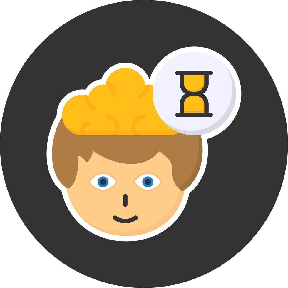 Timer Flat Grey Circle Style Icon vector