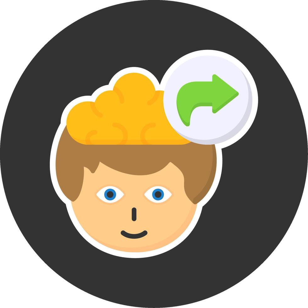 Redo Flat Grey Circle Style Icon vector