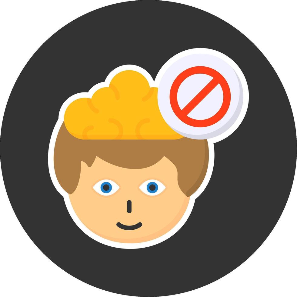 Ban Flat Grey Circle Style Icon vector