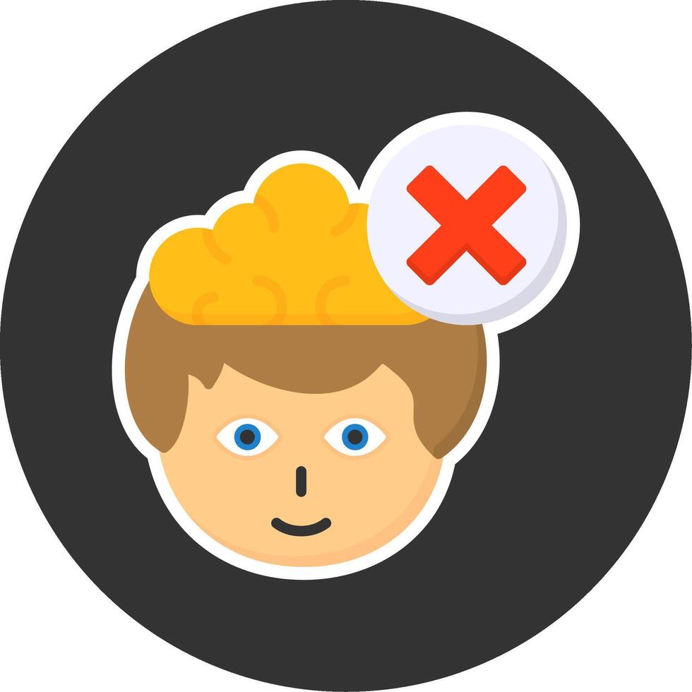 Crossmark Flat Grey Circle Style Icon vector