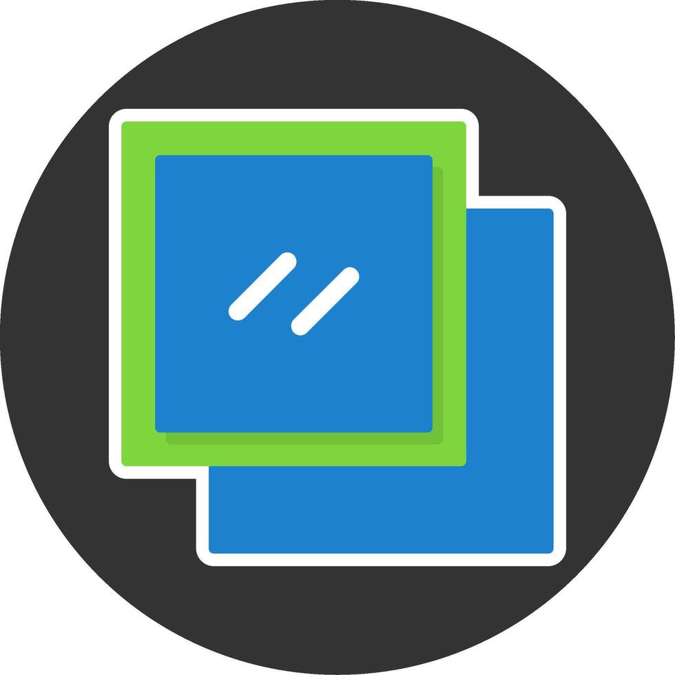 Copy Flat Grey Circle Style Icon vector