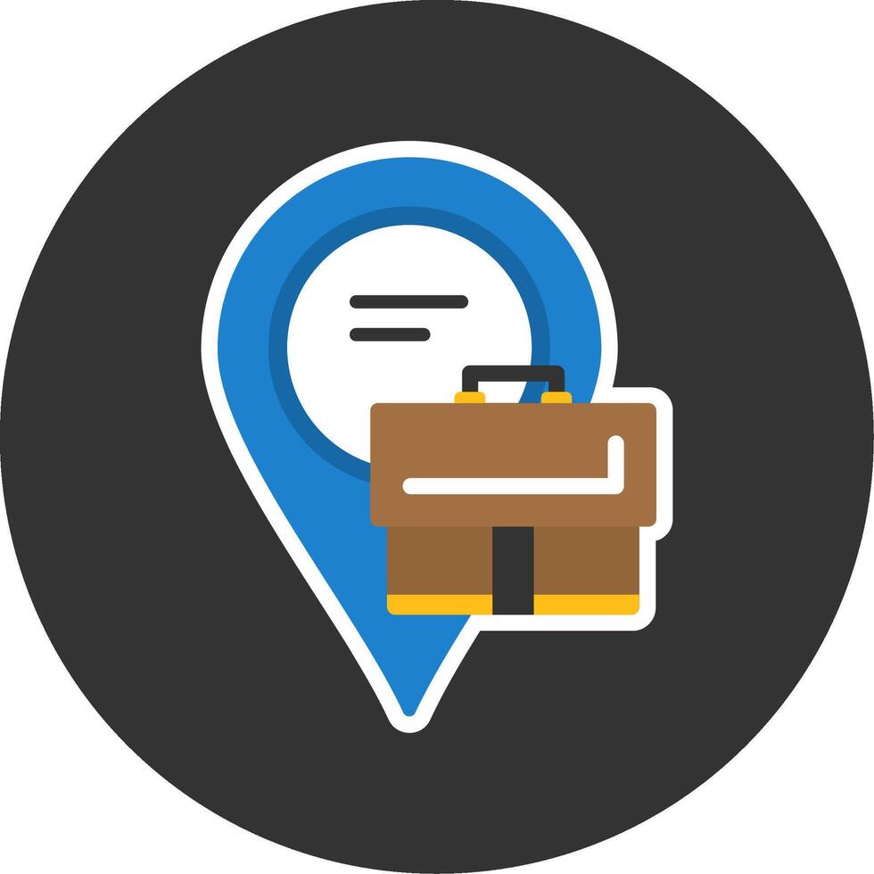 Location Flat Grey Circle Style Icon vector