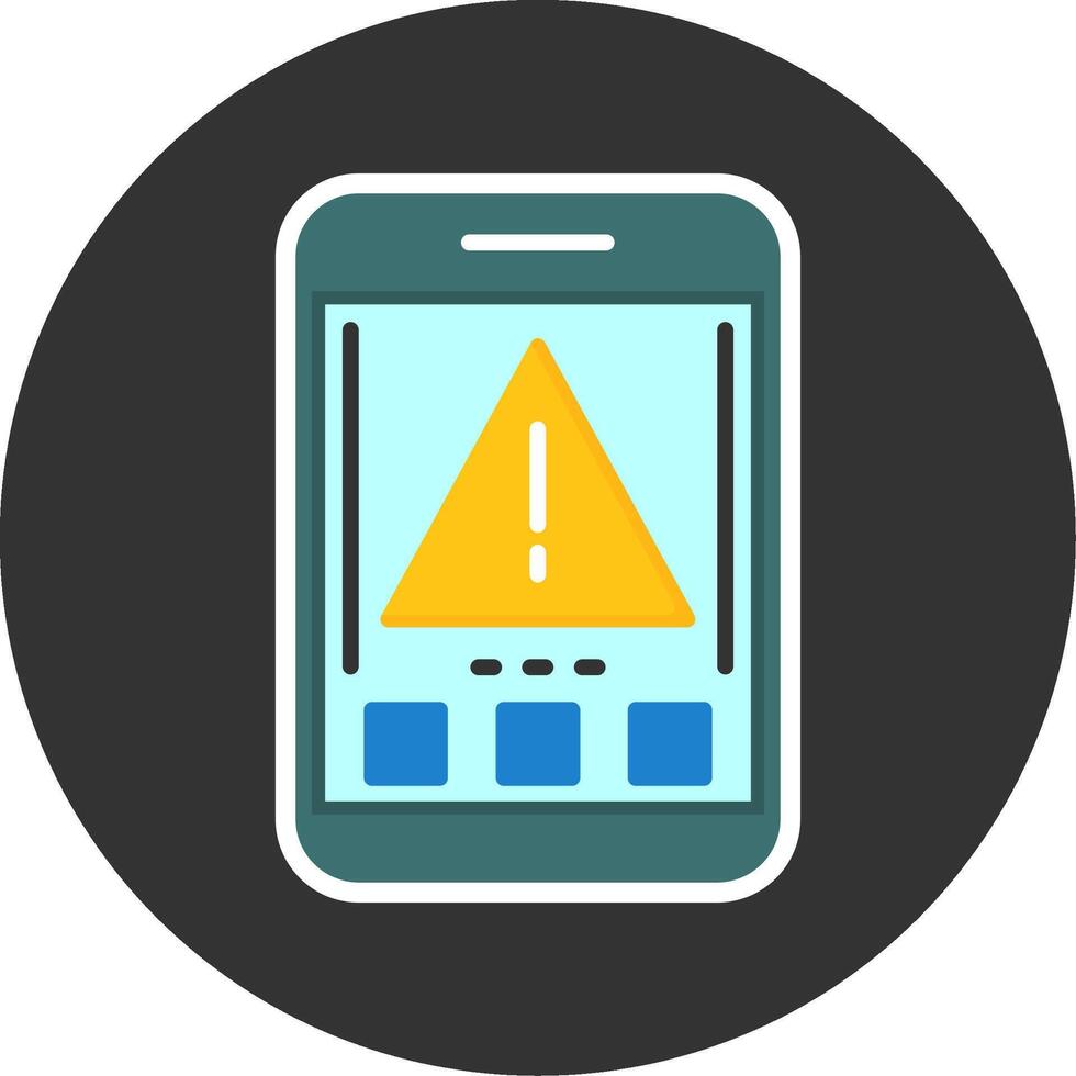 Error Flat Grey Circle Style Icon vector