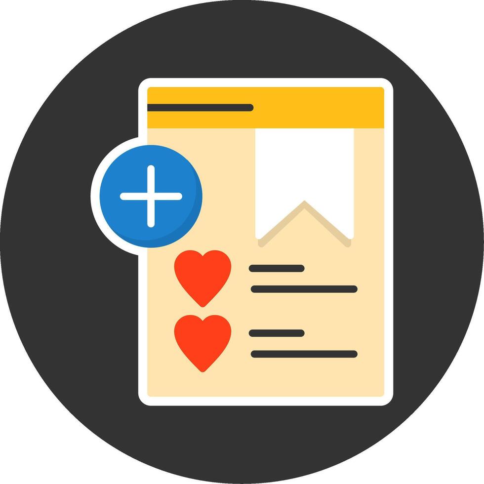 Add to Wishlist Flat Grey Circle Style Icon vector