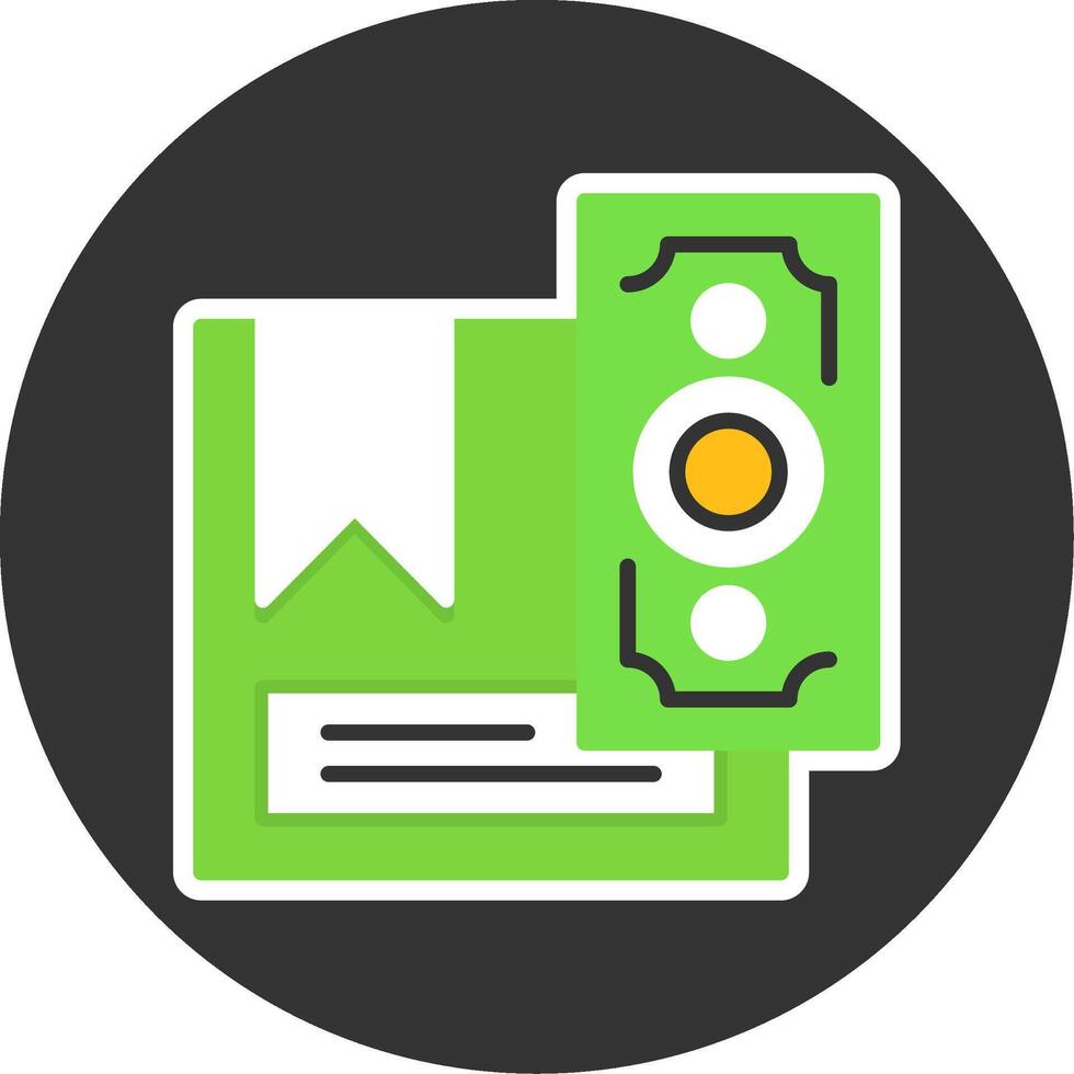 Cash on Delivery Flat Grey Circle Style Icon vector