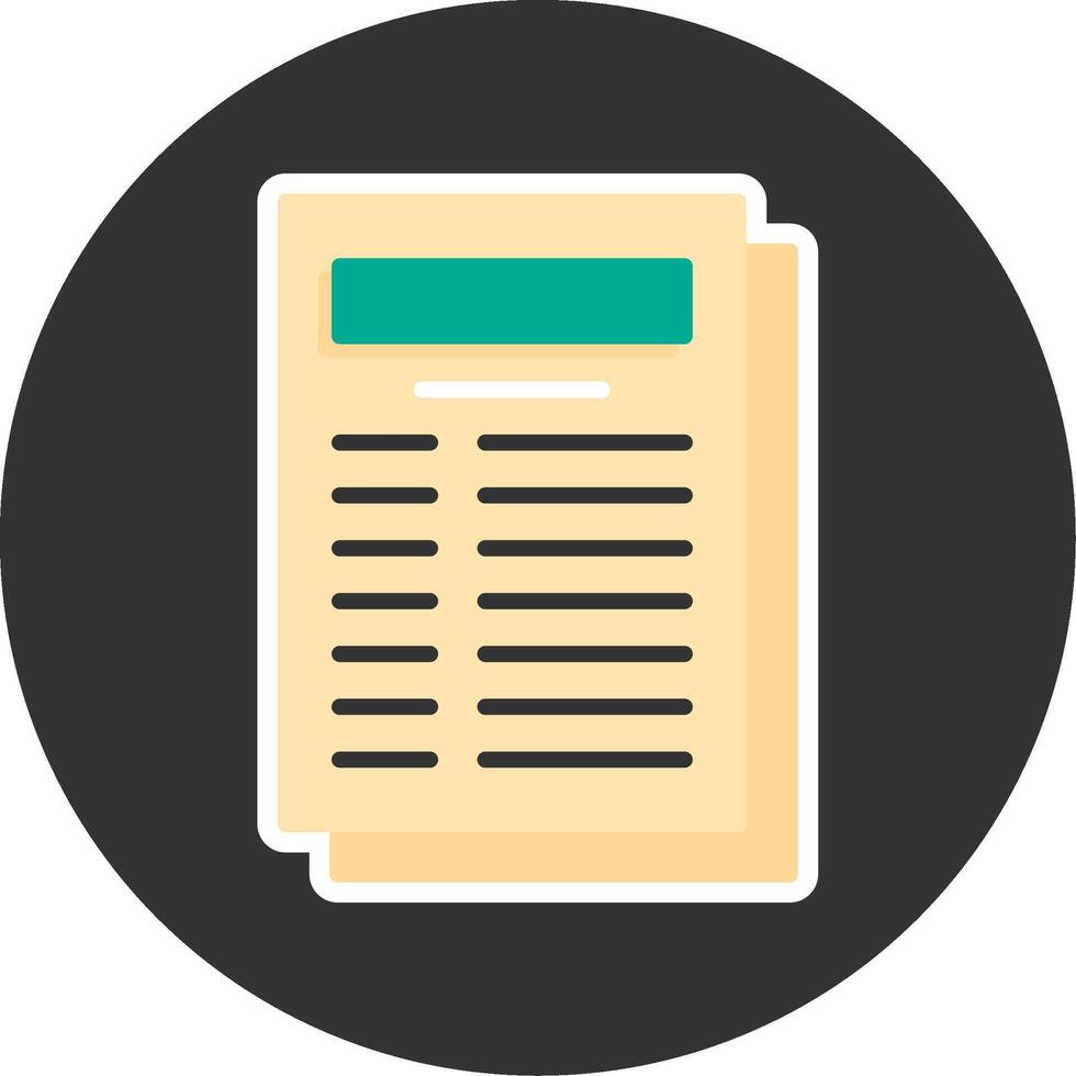 Bank statement Flat Grey Circle Style Icon vector