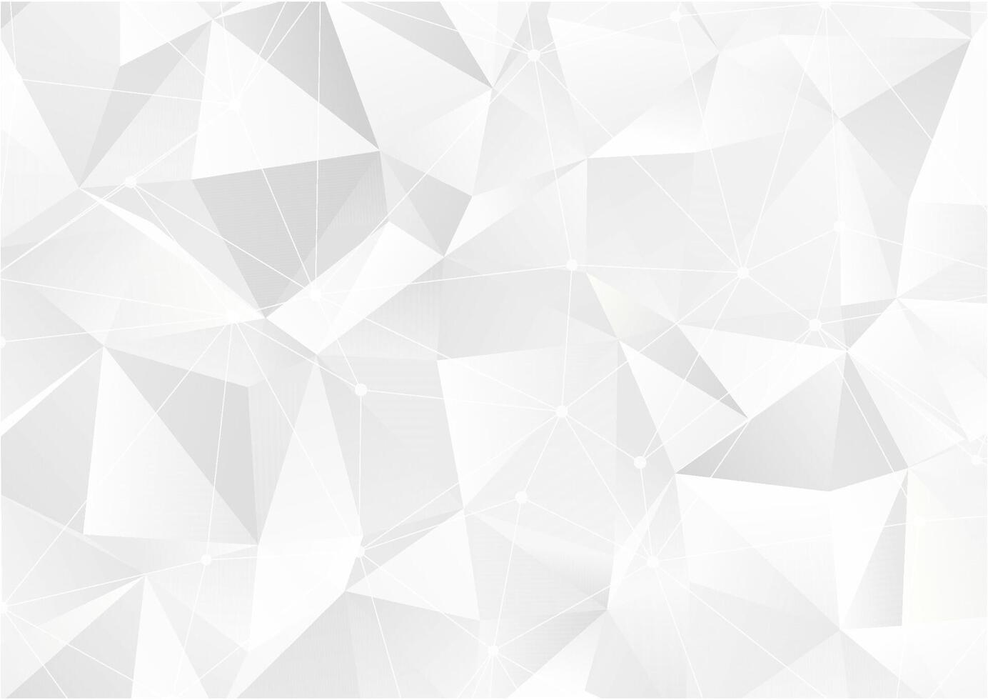 abstract monochrome background with low poly design vector