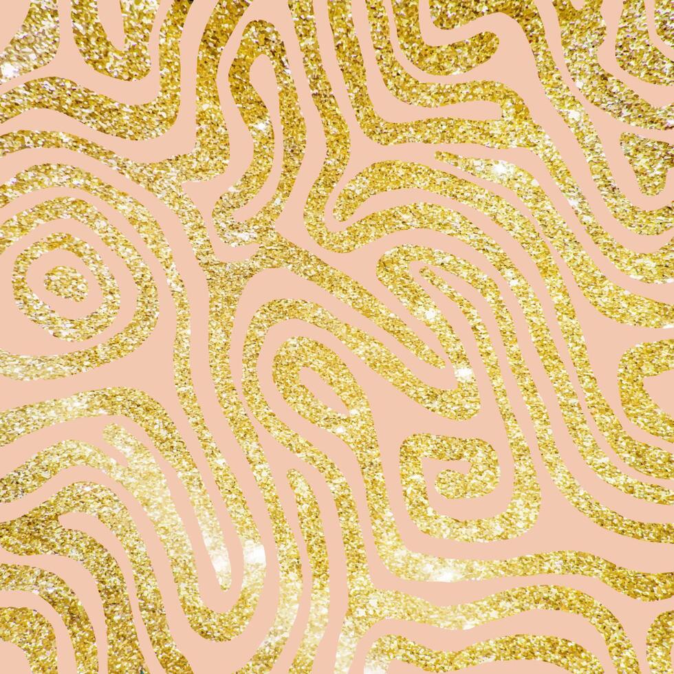 elegant gold glitter pattern design background vector